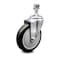 Service Caster 5 Inch Black Polyurethane Wheel Swivel 1/2 Inch Threaded Stem Caster SCC SCC-TS20S514-PPUB-BLK-121315 - alternate 1